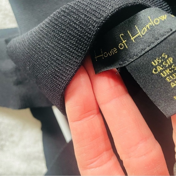 House Of Harlow 1960 Black Bodycon Compression Dress NWT - Picture 3 of 10